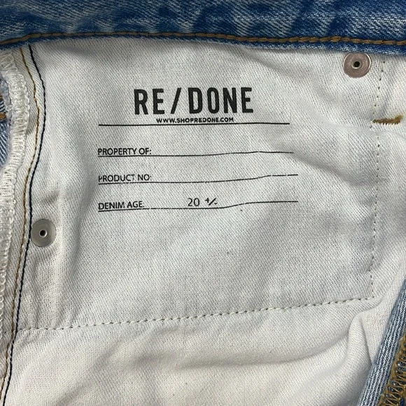 RE/DONE Loose Long Jeans Wasted Indigo 26